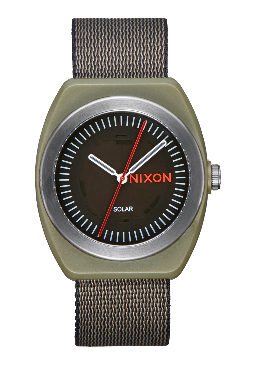 NIXON Light-Wave Surplus Green Solar Watch A1322-1085-00