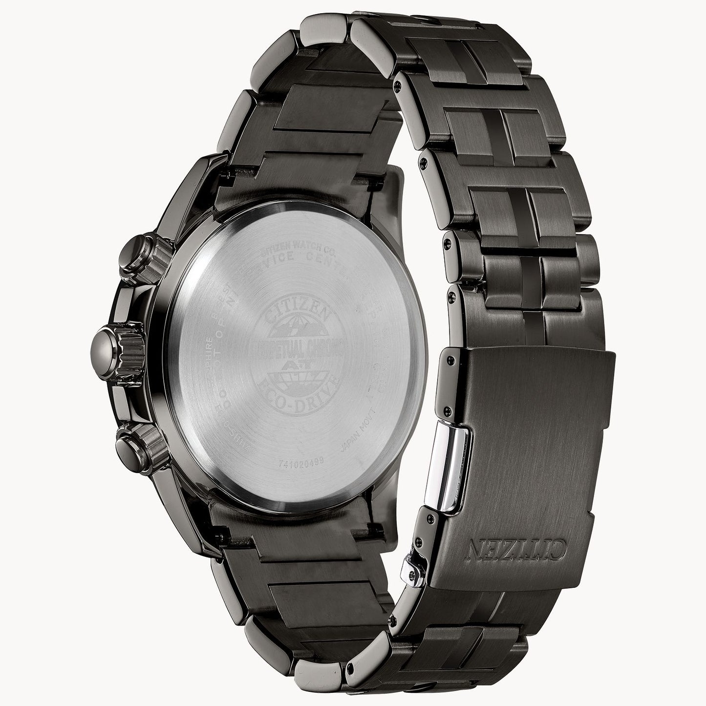 Citizen PCAT Charcoal Grey Dial Granite Ion Plated Case & Bracelet AT4127-52H