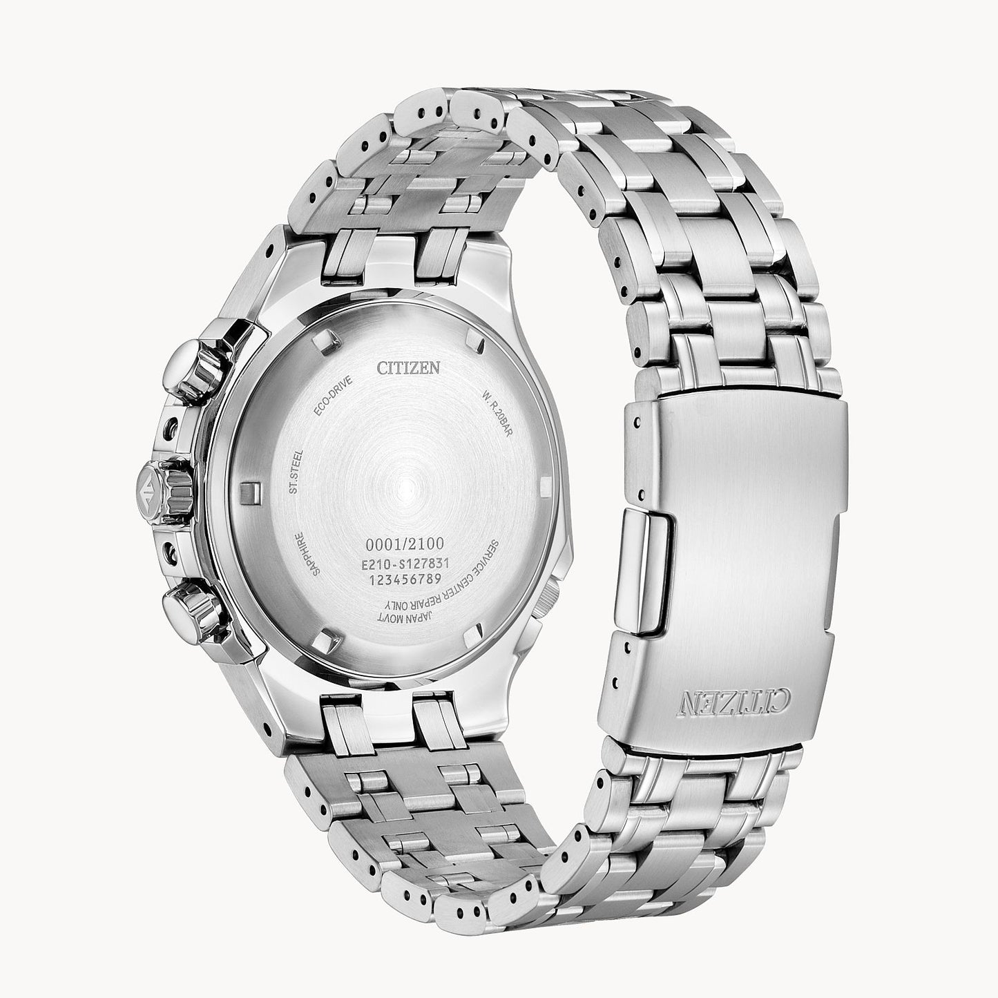 Citizen Limited Edition Caliber 2100 Silver Tone Dial Stainless Steel Bracelet AV0090-50A