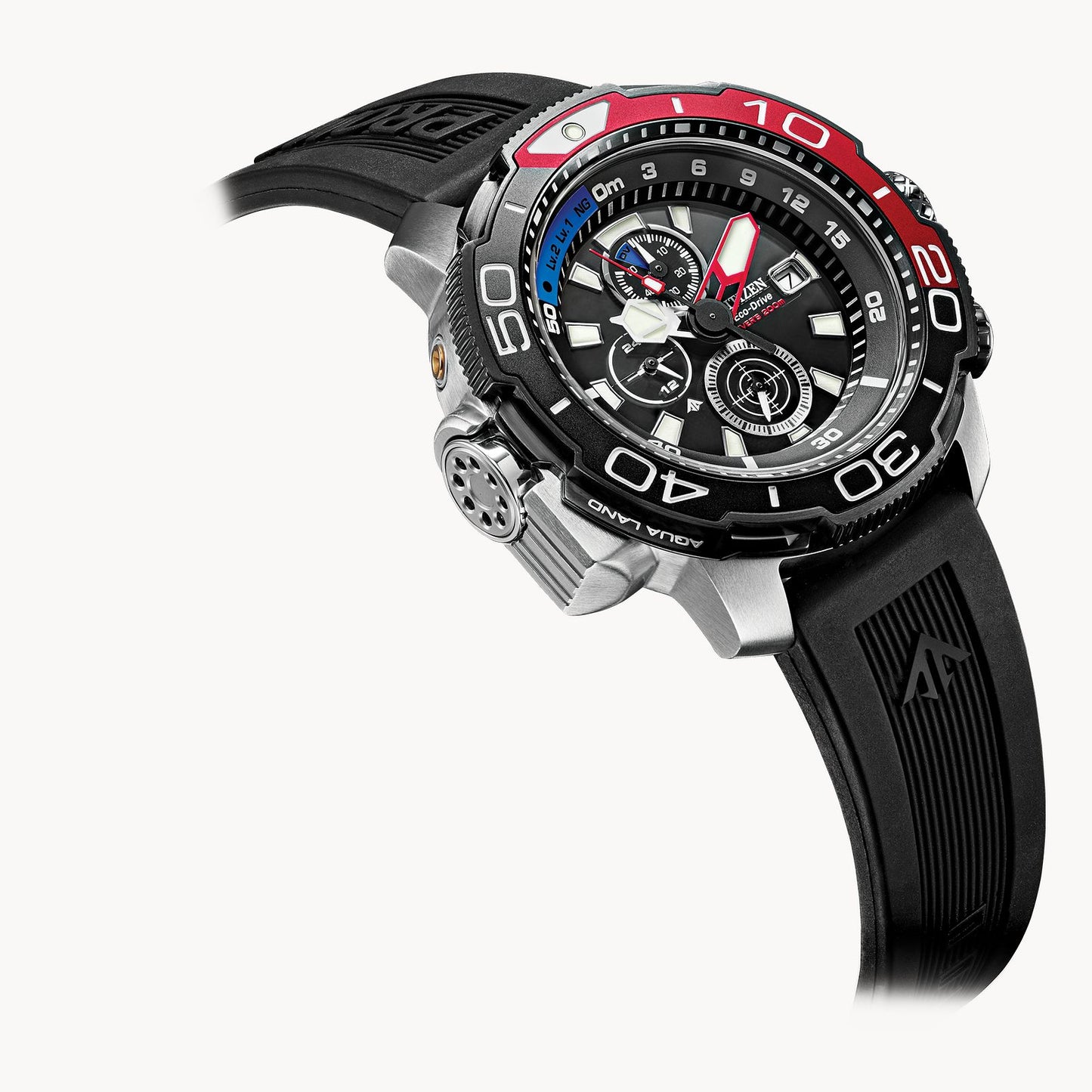 Citizen Promaster Aqualand Black Dial Polyurethane Strap BJ2167-03E