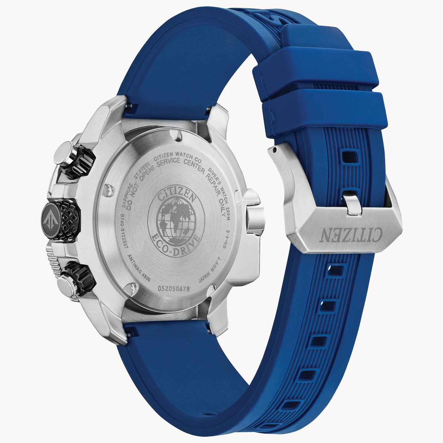 Citizen Promaster Aqualand Black Dial Blue Polyurethane Strap BJ2169-08E