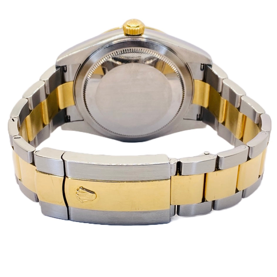Rolex Sky-Dweller Champagne Colour 42mm Oystersteel and Yellow Gold 326933