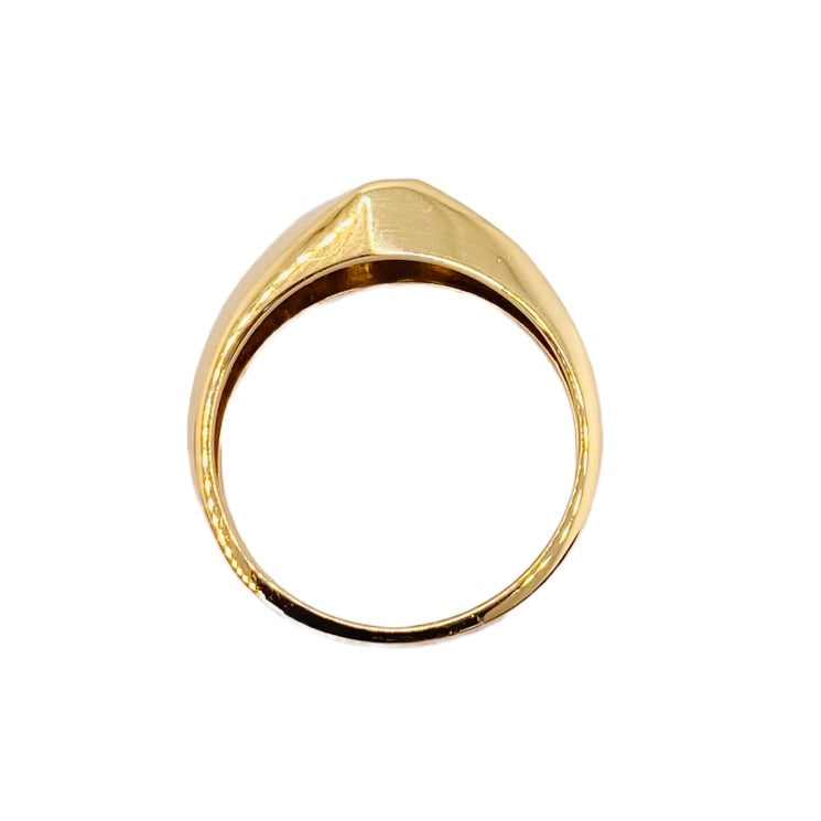 14K Yellow Gold Mens Ring