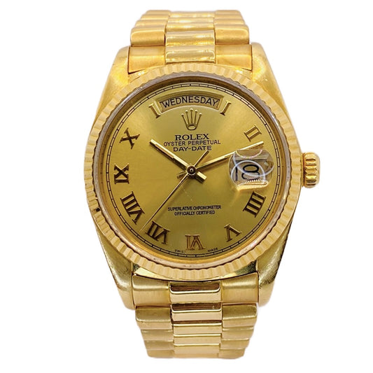 Rolex President Day-Date 18K Yellow Gold 18038