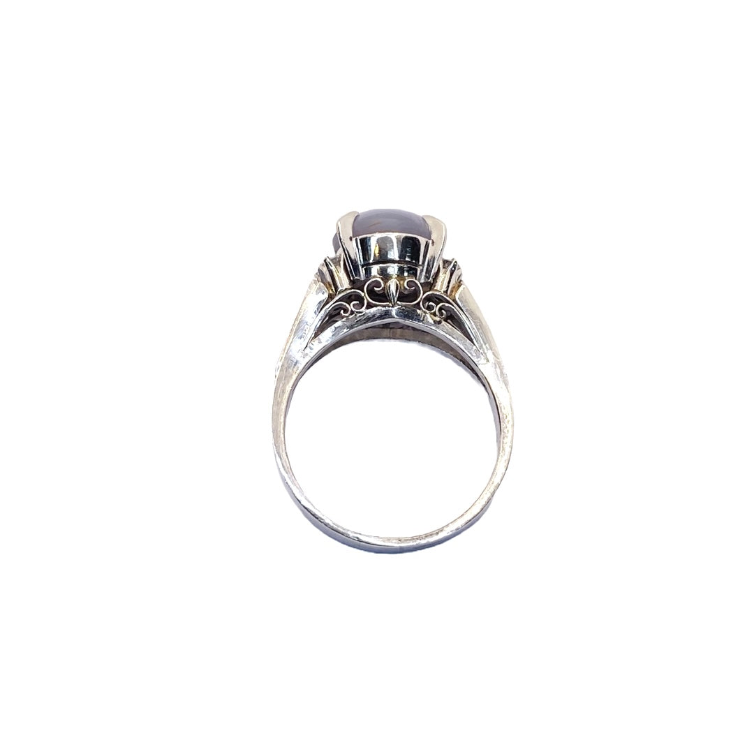 Estate Jewelry Platinum Star Sapphire Ring