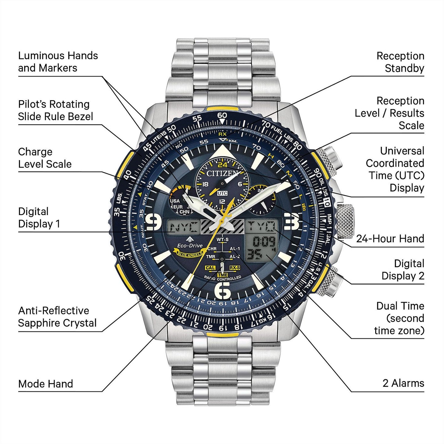 CITIZEN Promaster Skyhawk A-T ATOMIC TIMEKEEPING JY8078-52L