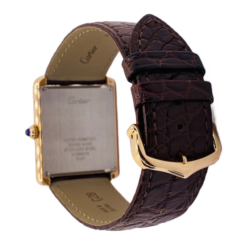 Cartier Tank Solo Large 18K Rose Gold and Steel 3167