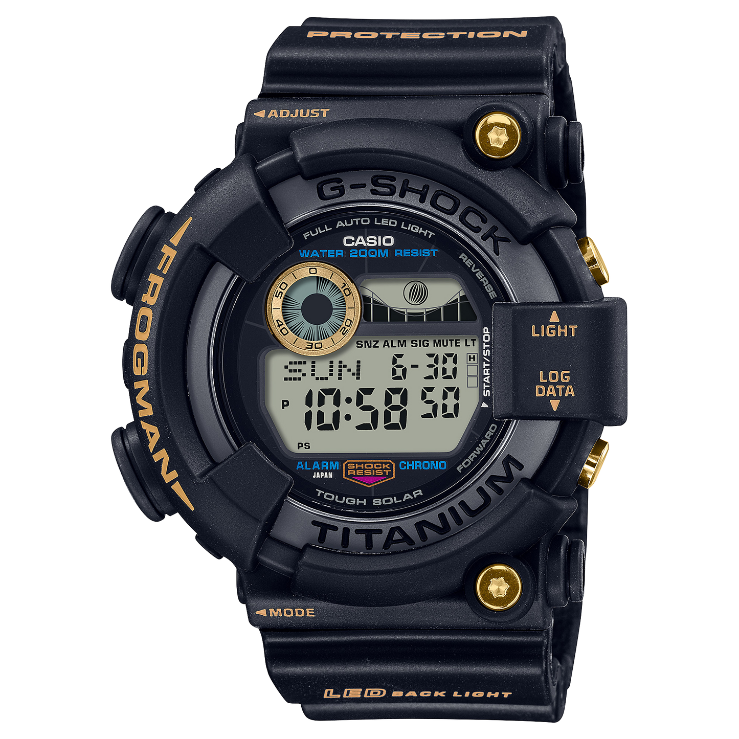 G-SHOCK MASTER OF G SEA FROGMAN BLACK GW8230B-9A