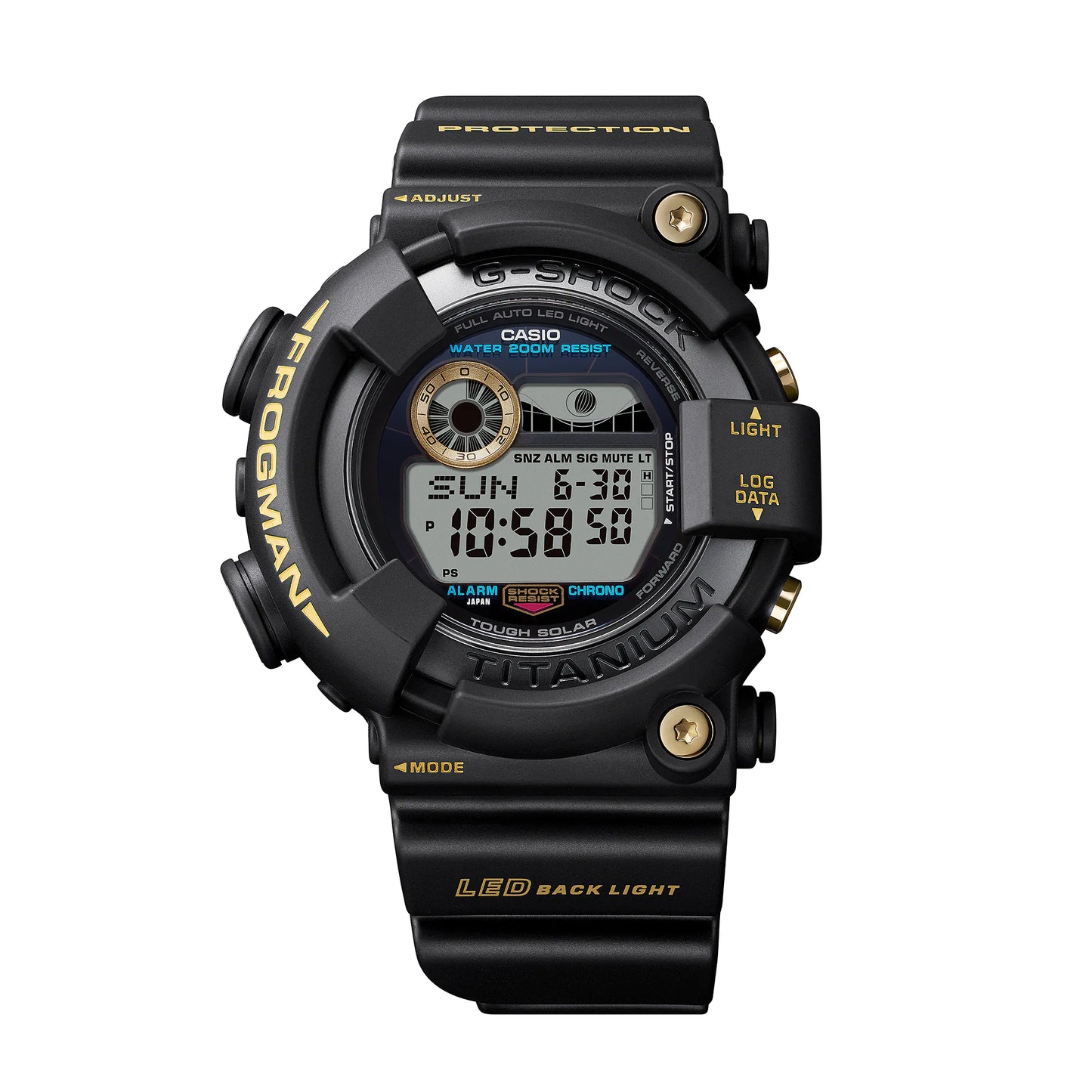 G-SHOCK MASTER OF G SEA FROGMAN BLACK GW8230B-9A