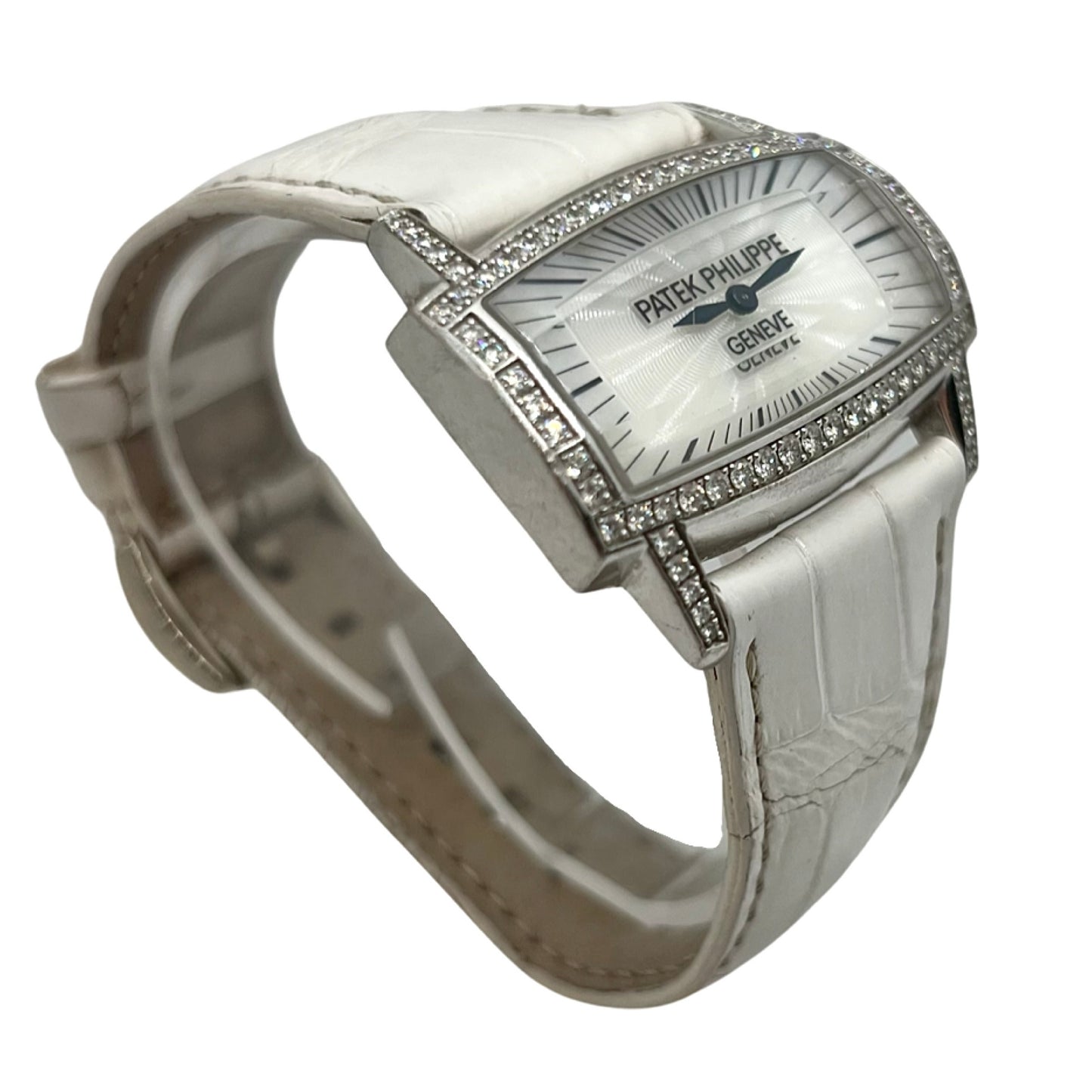 Patek Philippe Gondolo Gemma Diamond 18K White Gold Manual Wind 4991G-001