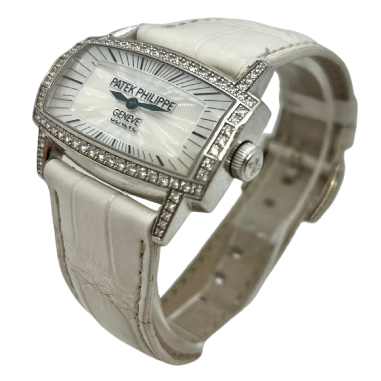 Patek Philippe Gondolo Gemma Diamond 18K White Gold Manual Wind 4991G-001