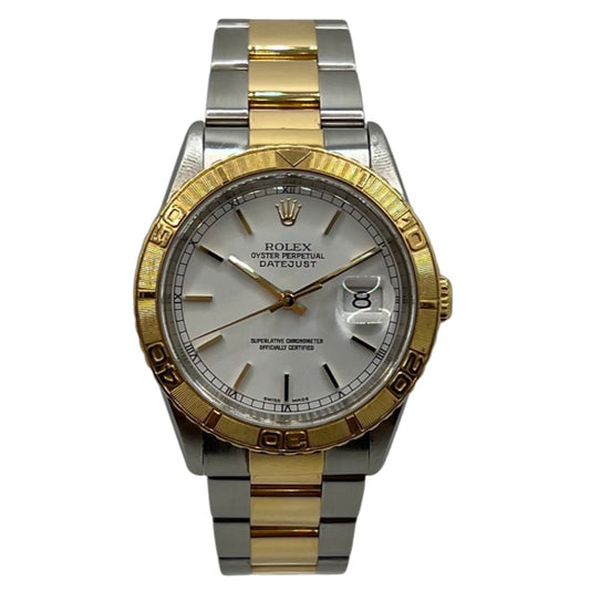 Rolex Datejust Turn-O-Graph Thunderbird 16263 18K Gold and Steel