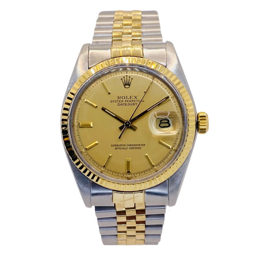 Rolex Datejust 36mm 18K Gold and Steel 1601 C.1974