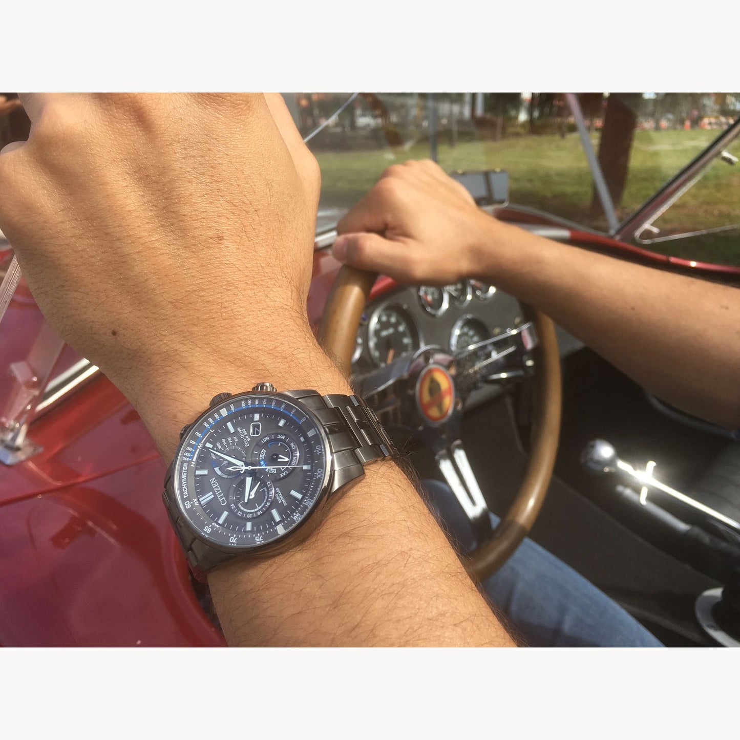 Citizen PCAT Charcoal Grey Dial Granite Ion Plated Case & Bracelet AT4127-52H