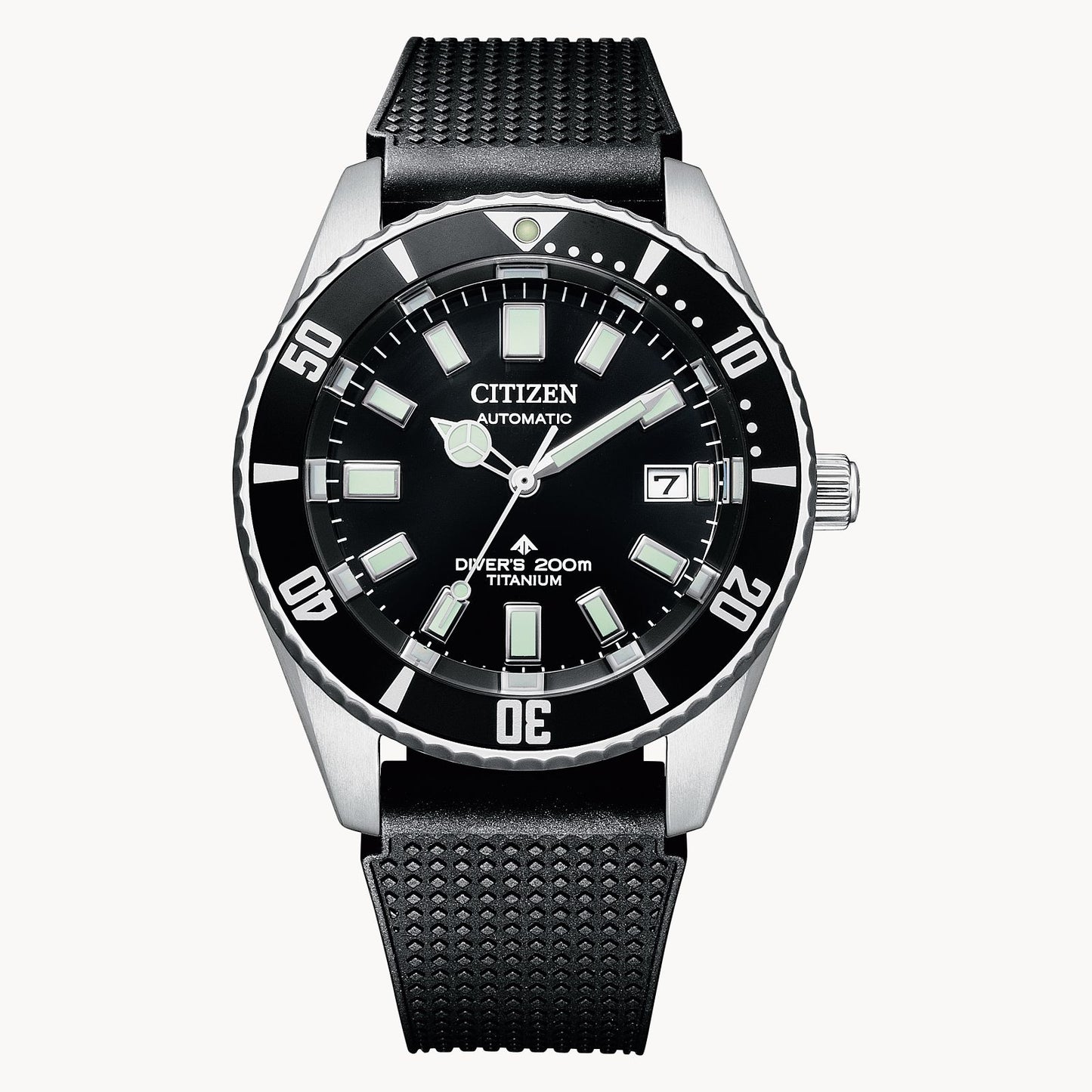 Citizen Promaster Dive Super Titanium Automatic Black Polyurethane Strap NB6021-17E