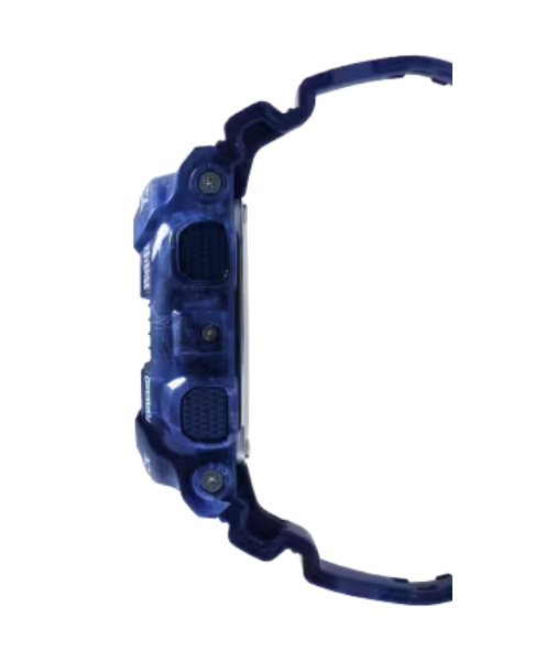 G-SHOCK Blue and White Ceramic Analog-Digital Watch GA110BWP-2A