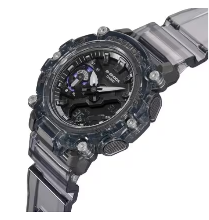 G-SHOCK Transparent Analog-Digital Mens Watch GA2200SKL-8A