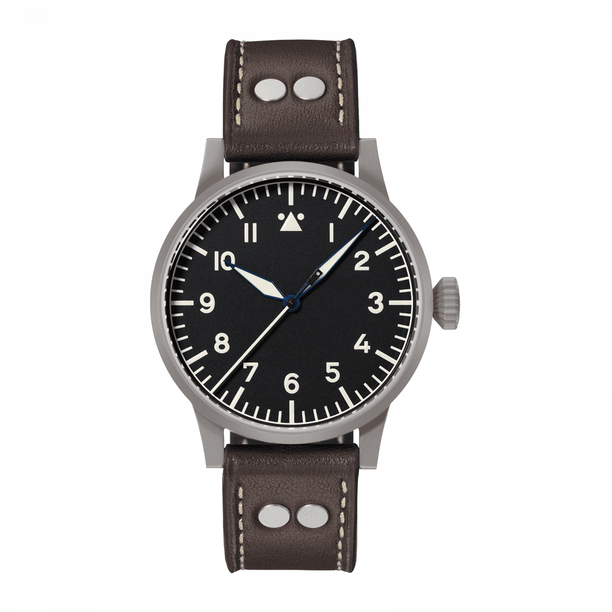 Laco Munster Automatic 42mm Black Dial Brown Strap 861748