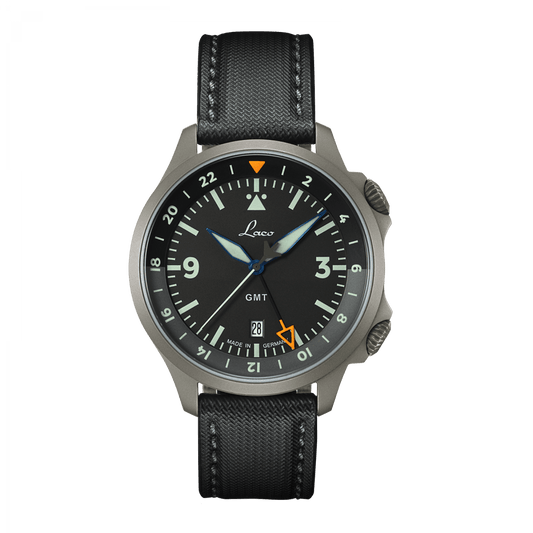 Laco Frankfurt GMT Schwarz 862120
