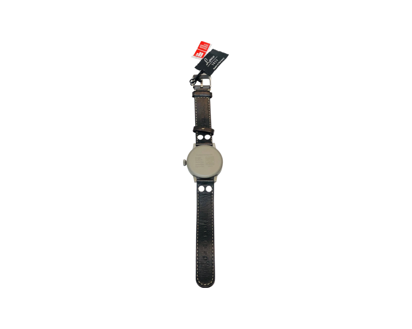 Laco Munster Automatic 42mm Black Dial Brown Strap 861748