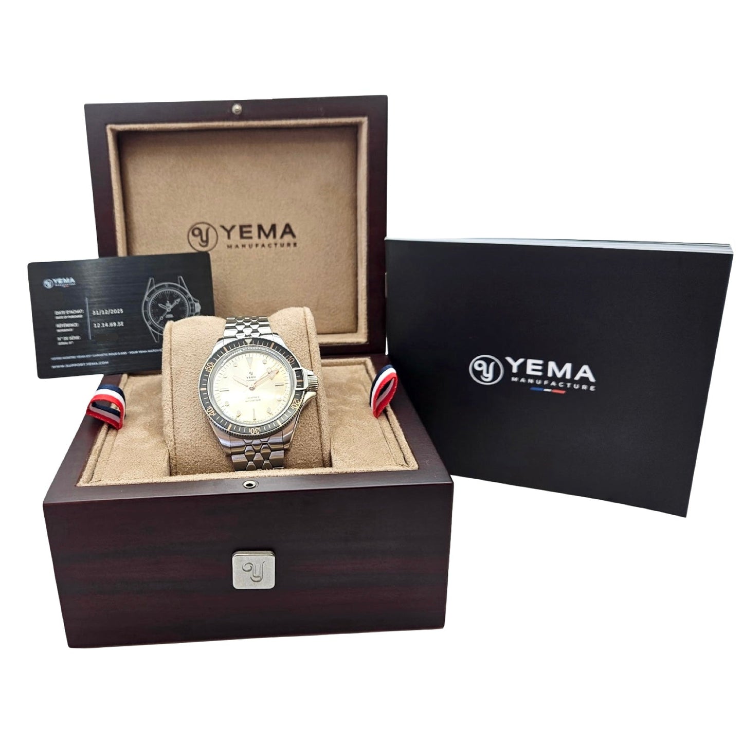 Yema Superman 41mm Gilt Dial Automatic Stainless Steel Bracelet 12.14.69.SE