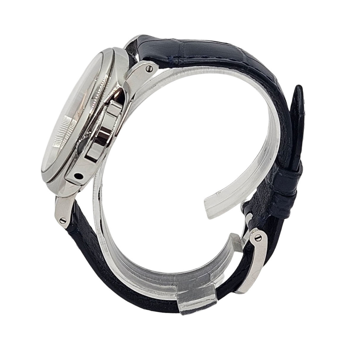Panerai Luminor Due 38mm Automatic Ivory Dial Blue Croco Strap PAM01248/ OP7603