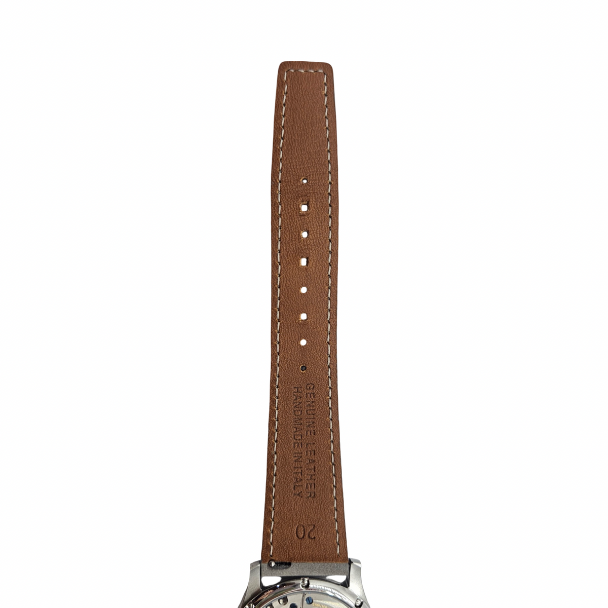 Baltic Mr Roulette Black Dial 36mm Automatic Stitched Light Grey Leather Strap