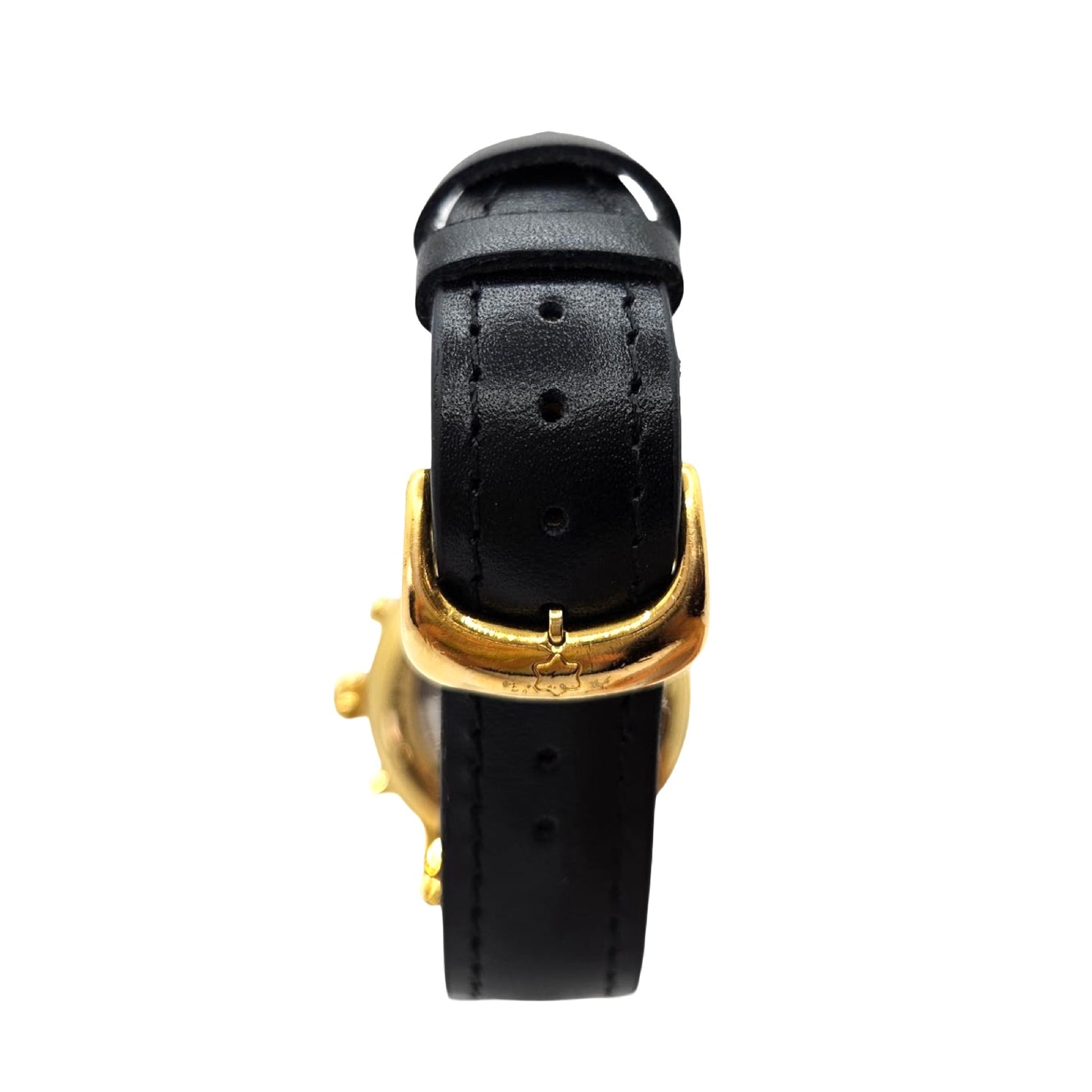 Montblanc Mesiterstuck Star Collection 38mm Automatic Chronograph Day Date Goldplated Stainless Steel Black Dial Ref.7001