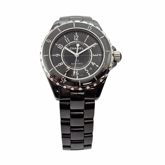 Chanel J12 38mm Automatic Black Ceramic Case and Bracelet Ref. H0685