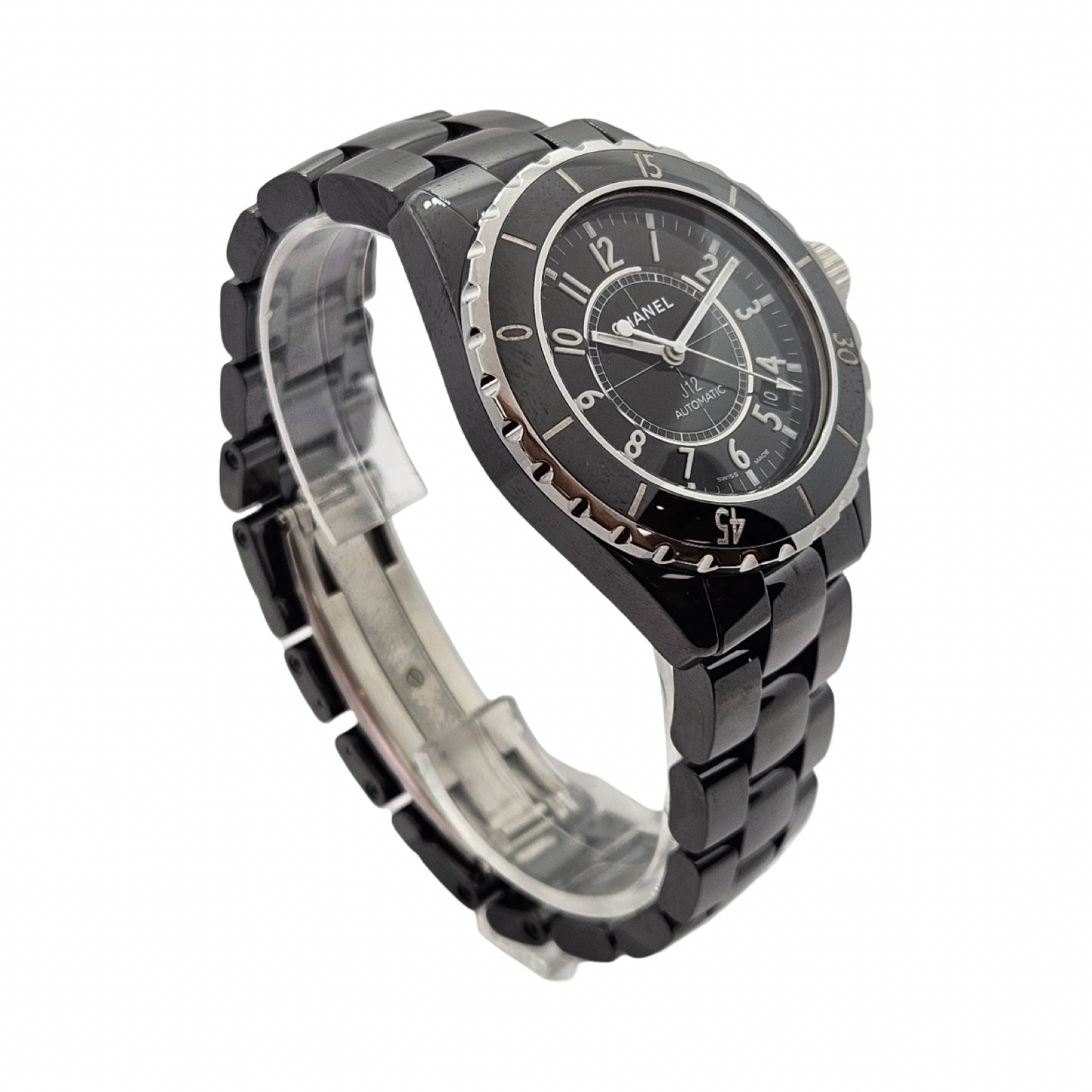 Chanel J12 38mm Automatic Black Ceramic Case and Bracelet Ref. H0685
