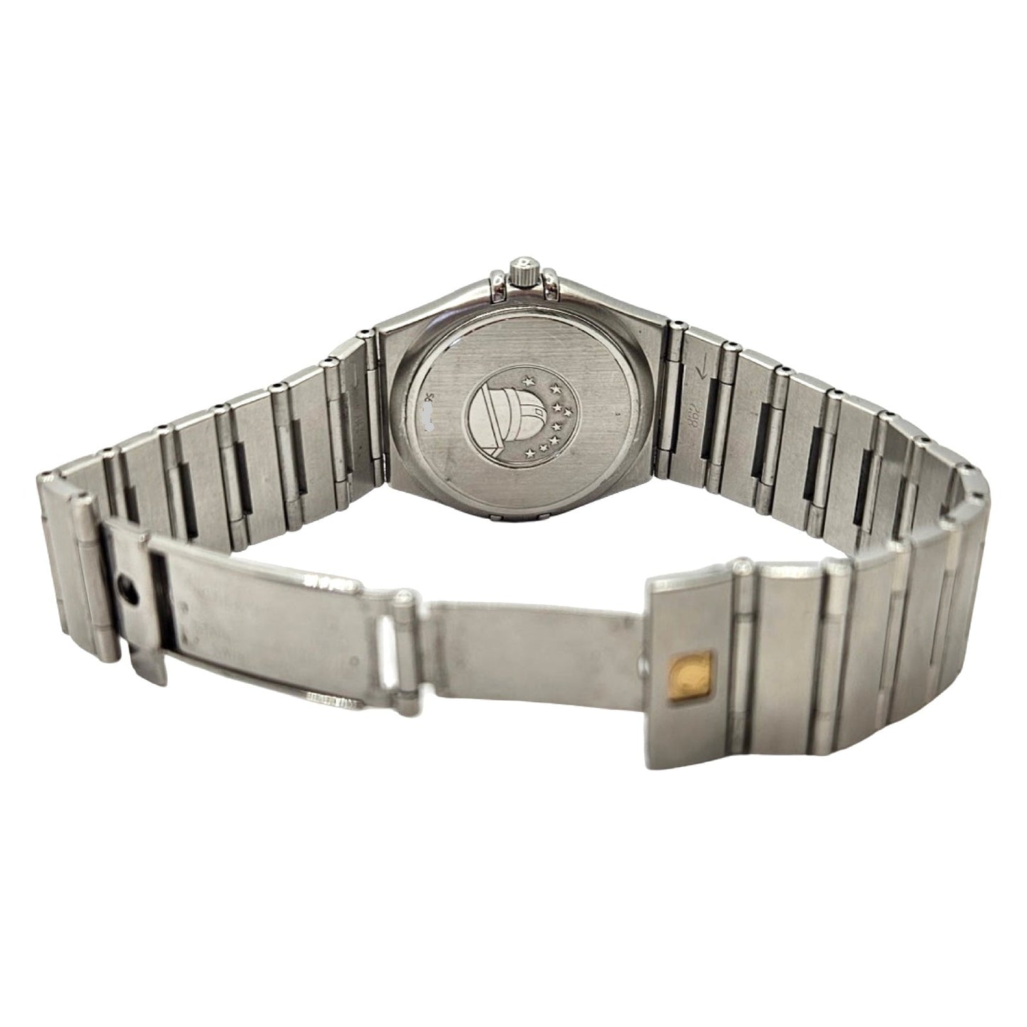 Omega Constellation Manhattan 33.5mm Quartz Charcoal Grey Dial Stainless Steel Bracelet 1512.40.00