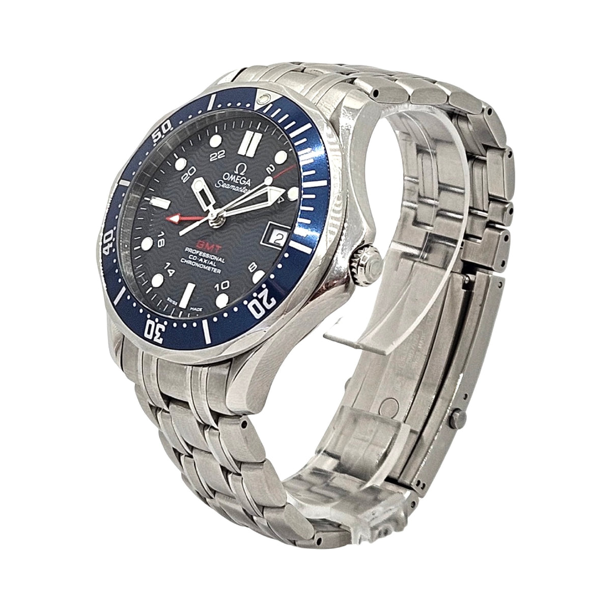 Omega Seamaster GMT 41mm Automatic Co-Axial Blue Dial Stainless Steel 2535.80.00