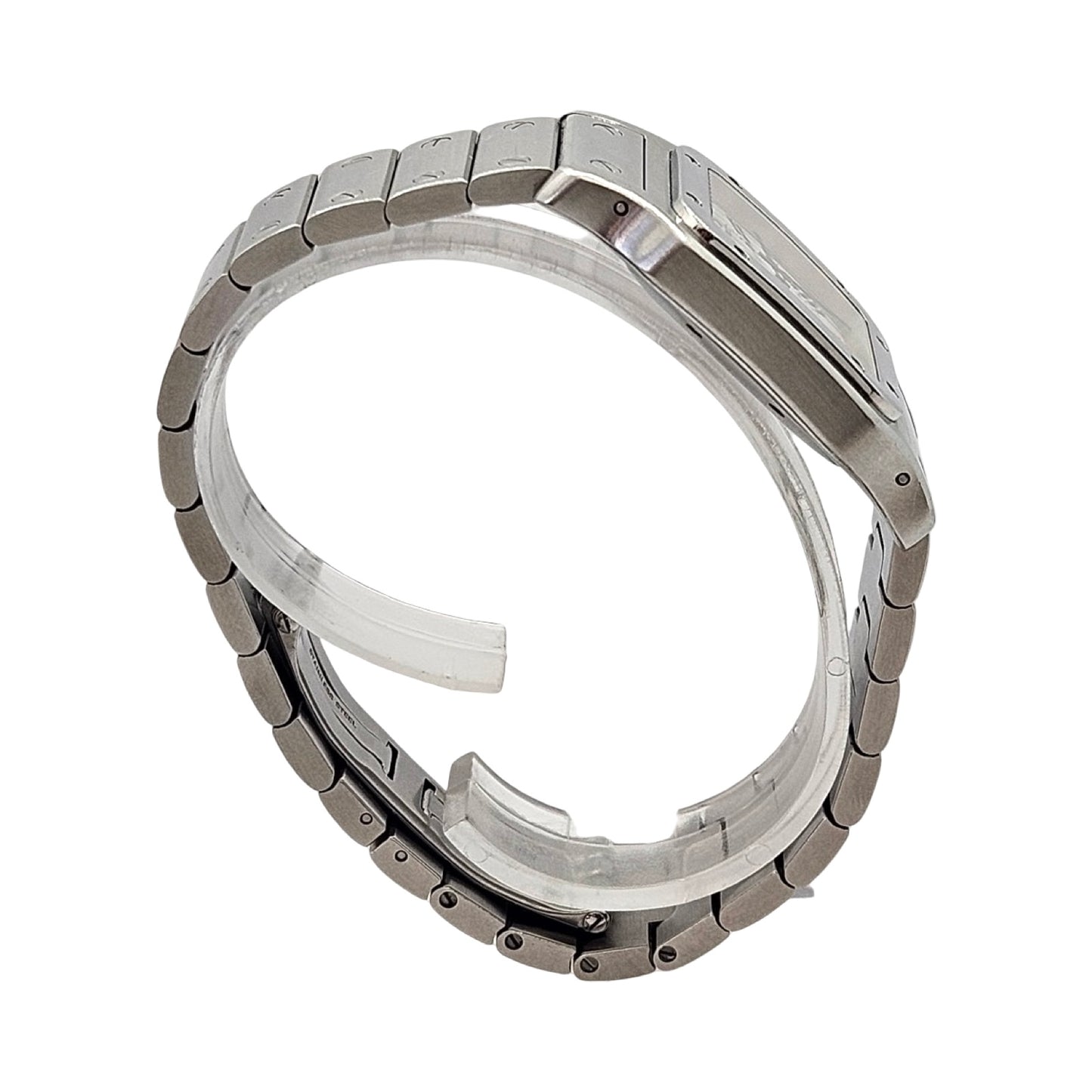 Cartier Santos Galbee 29mm Automatic Silver Dial Stainless Steel Bracelet 2319