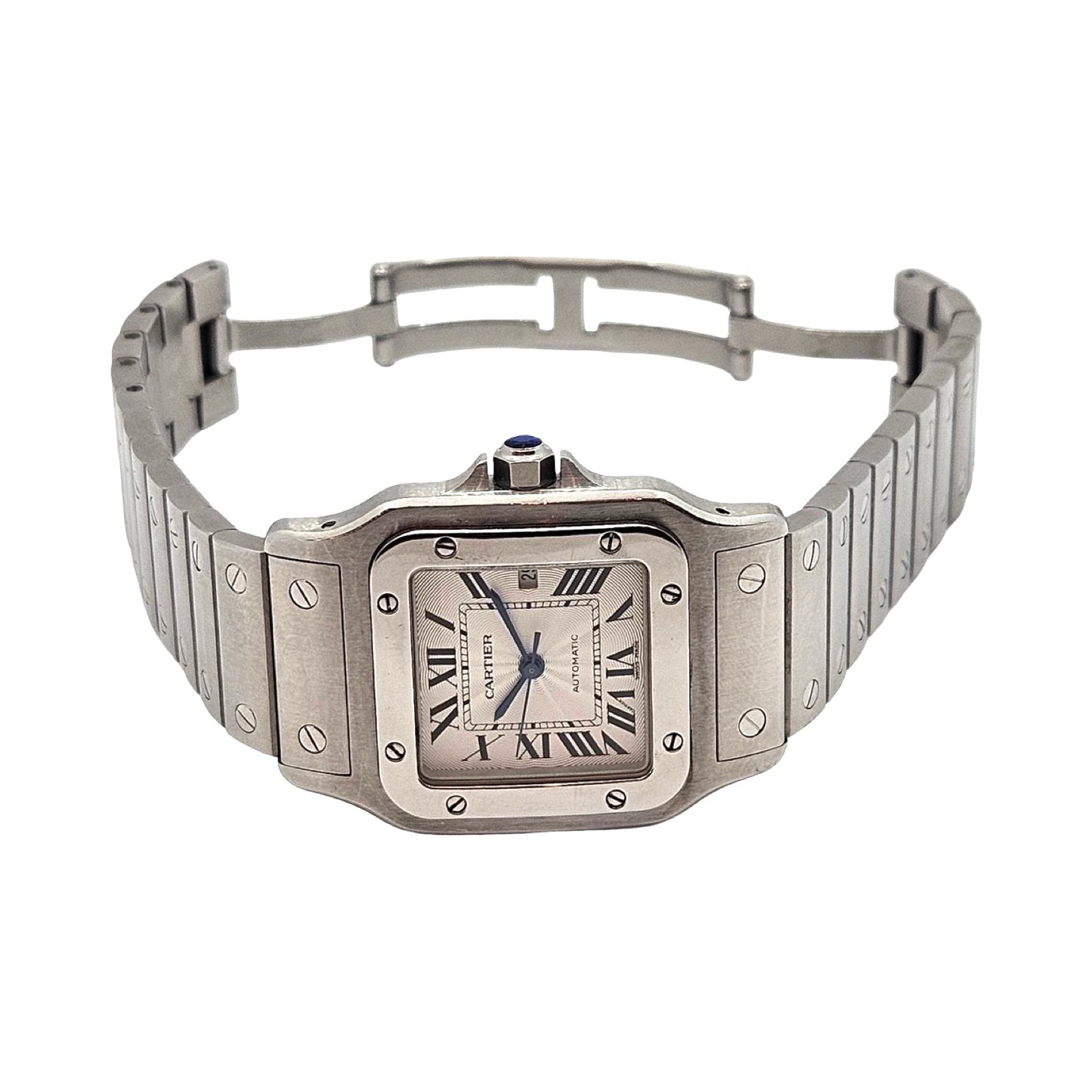 Cartier Santos Galbee 29mm Automatic Silver Dial Stainless Steel Bracelet 2319