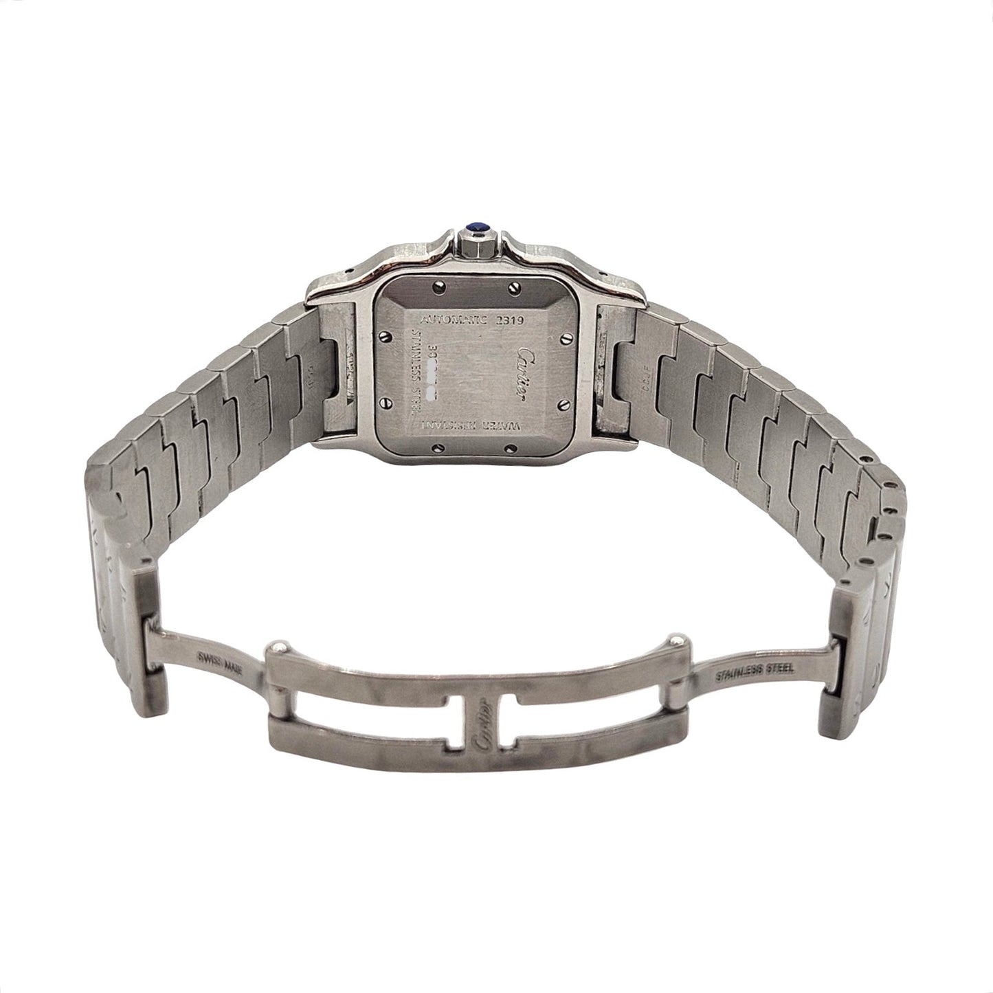 Cartier Santos Galbee 29mm Automatic Silver Dial Stainless Steel Bracelet 2319