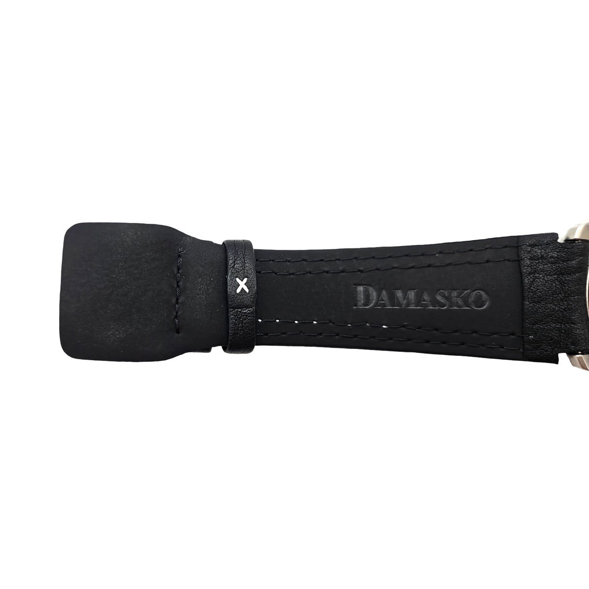 Damasko DC76 Automatic Chronograph 41mm Black Calfskin Leather Strap