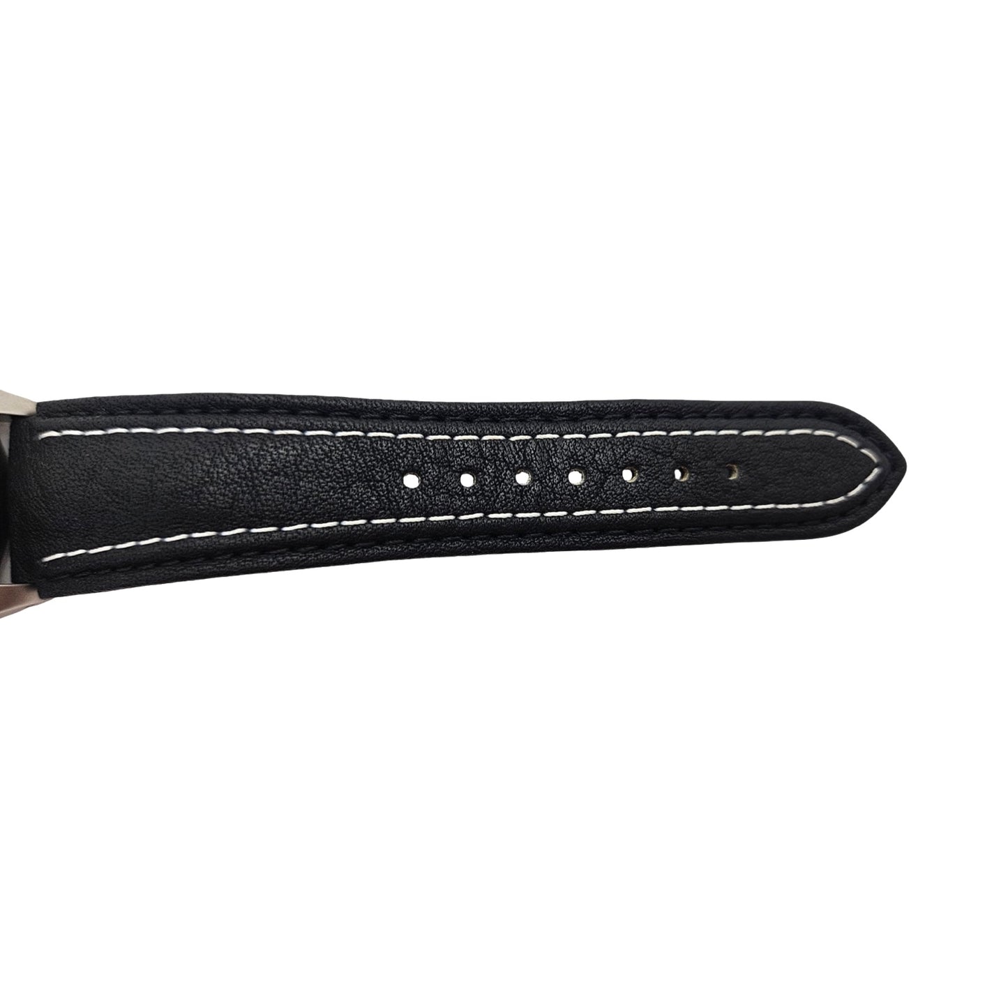 Damasko DC76 Automatic Chronograph 41mm Black Calfskin Leather Strap