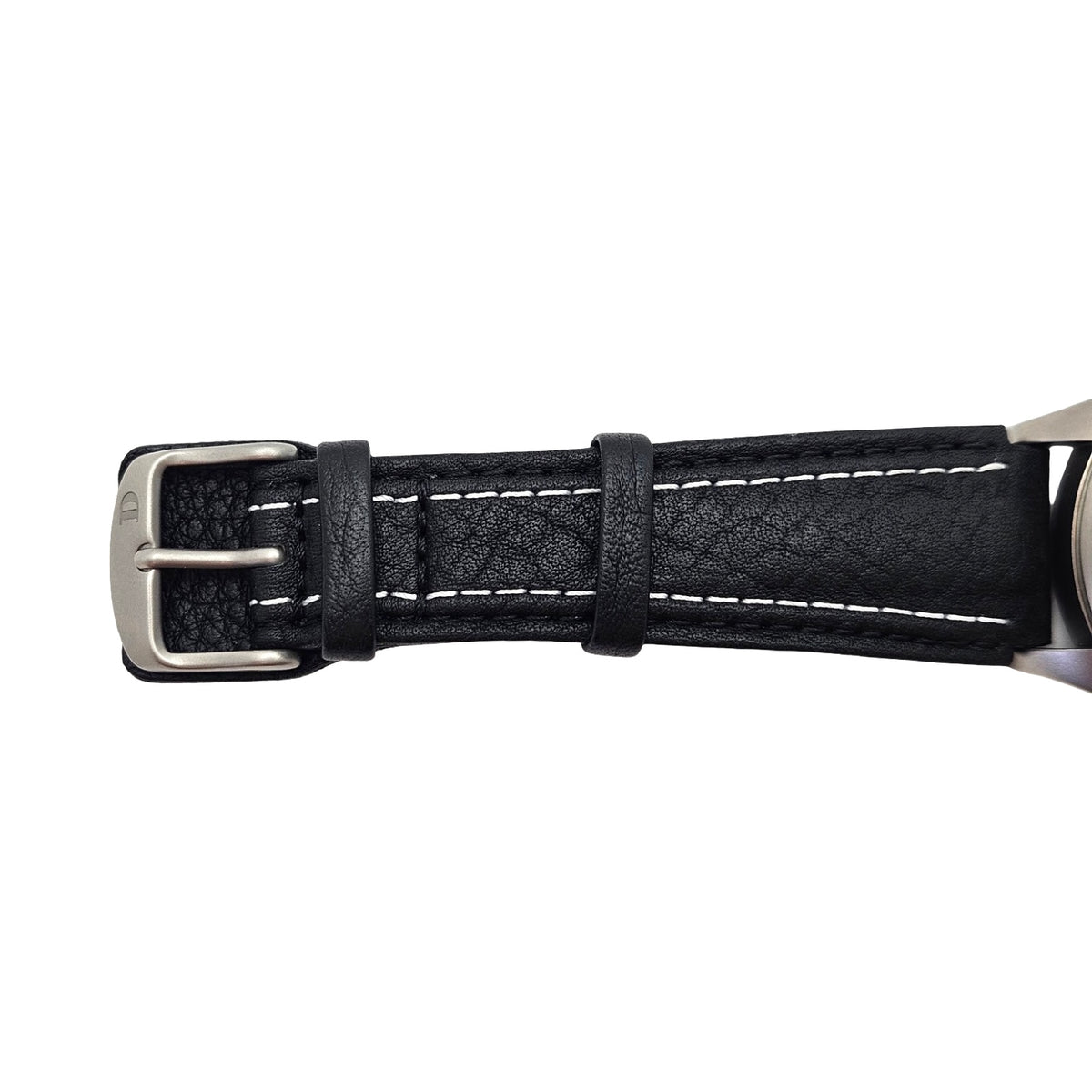 Damasko DC76 Automatic Chronograph 41mm Black Calfskin Leather Strap