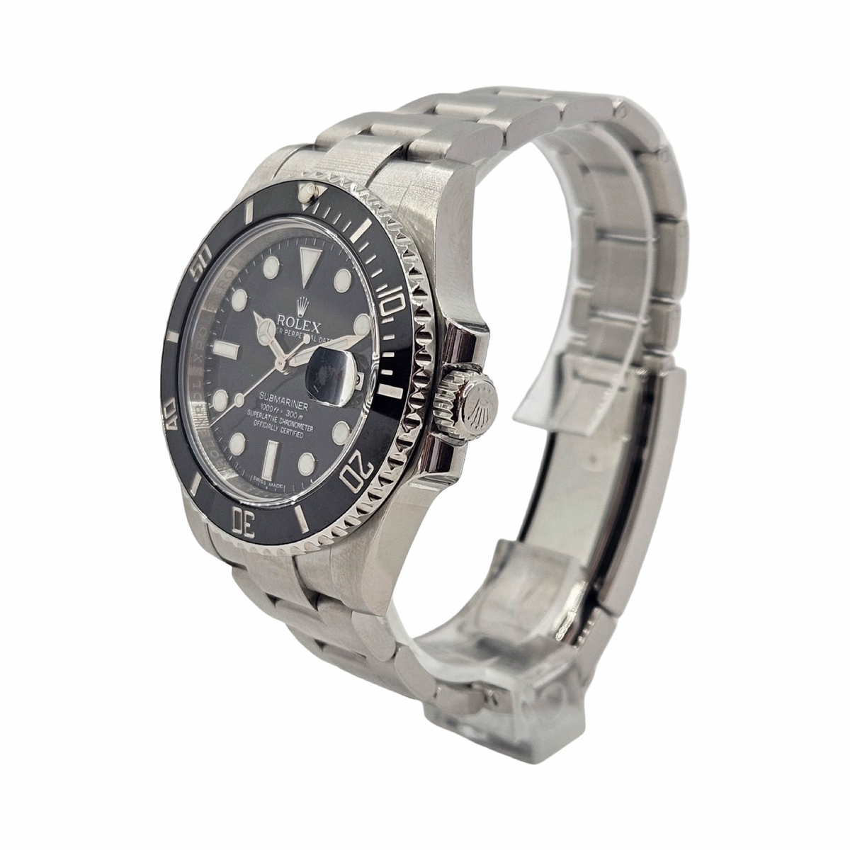 Rolex Submariner Date 40 Black Cerachrom Bezel Oystersteel 116610 C.2011