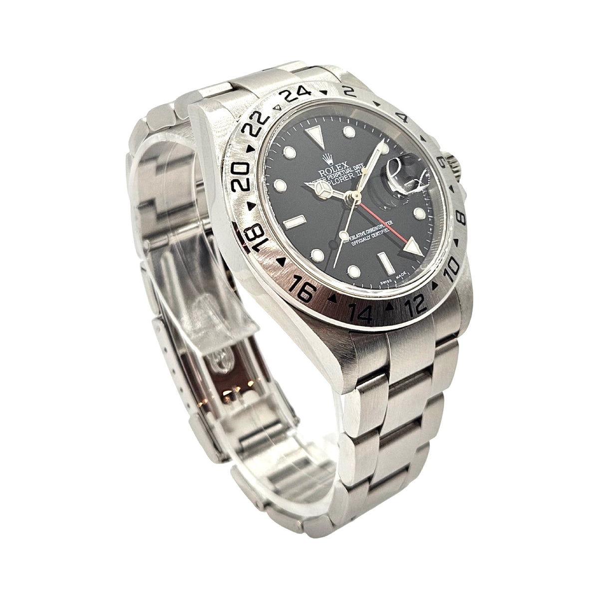 Rolex Explorer II Automatic GMT Black Dial Oystersteel Ref.16570 C.2003