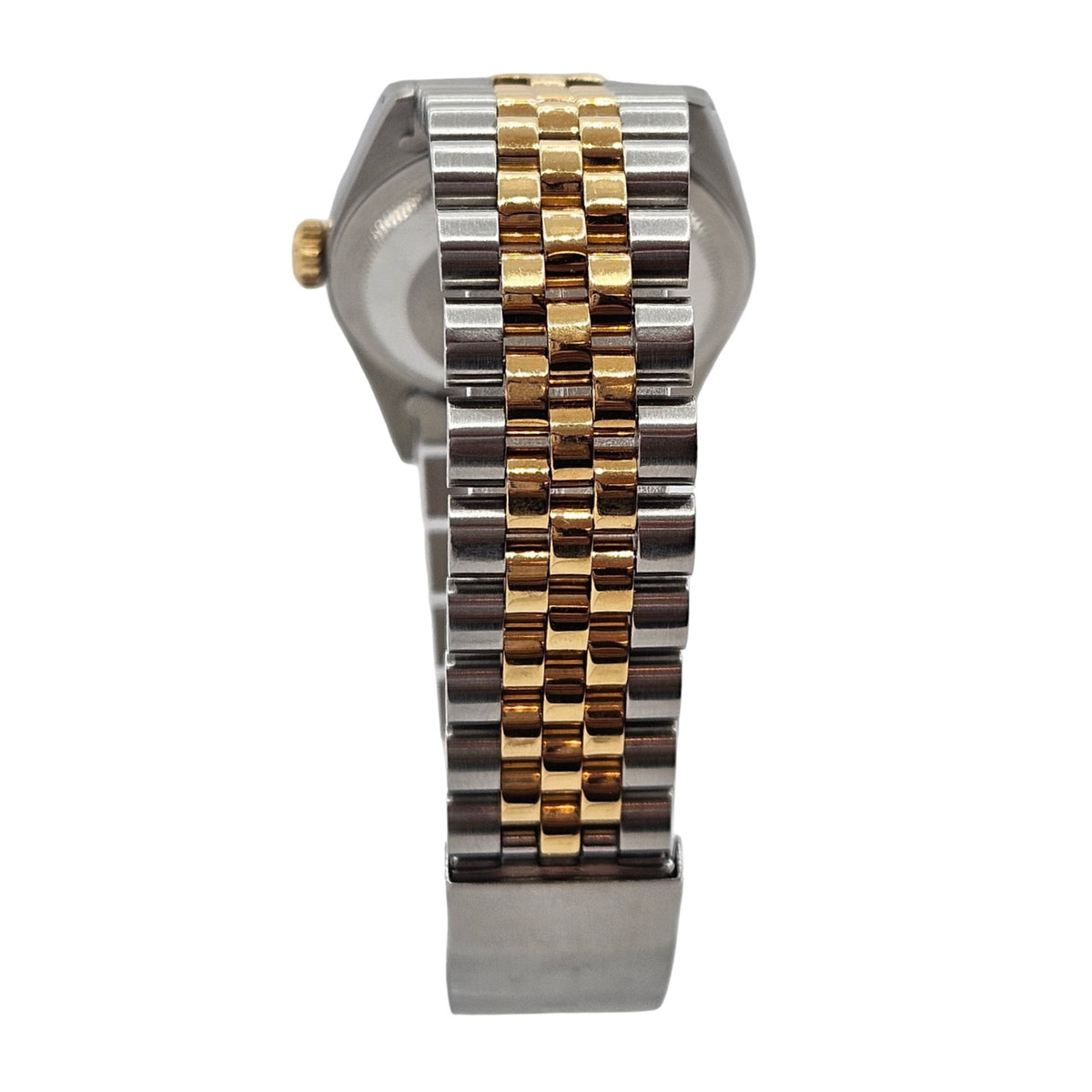 Rolex Datejust 36mm 18K Gold and Steel Champagne Stick with Small Roman Dial Jubilee Bracelet 16233 C.1987