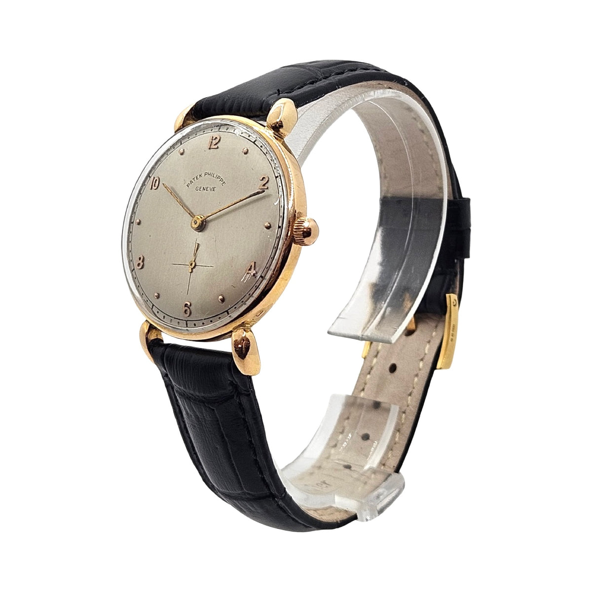 Patek Philippe Calatrava 18K Yellow Gold Manual Wind 32mm Silver Dial Ref.1461J c.1943