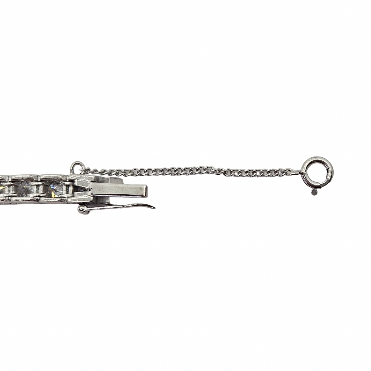 Estate Jewelry 14K White Gold Diamond Tennis Bracelet 5.50 Carats E-F, VS1-VS2