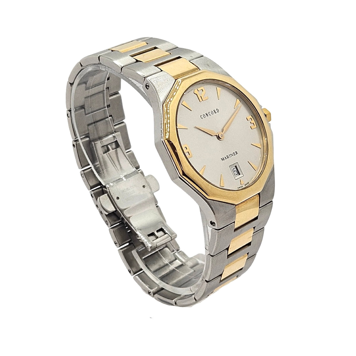 Concord Mariner Quartz 38mm 18K Gold /Stainless Steel 12 E7 1881
