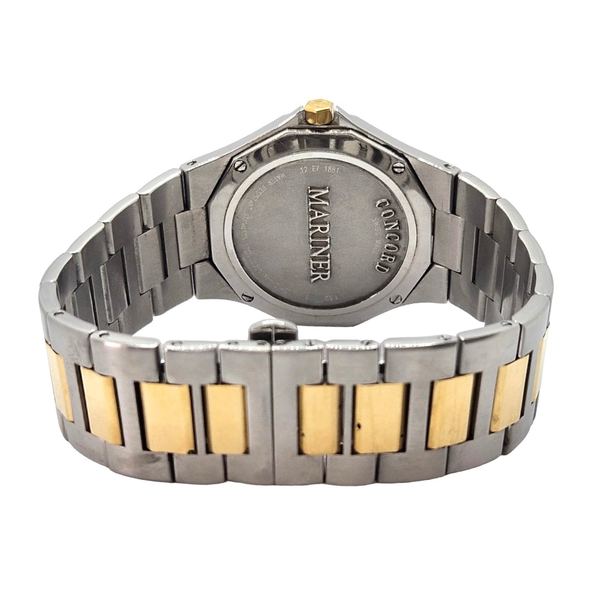 Concord Mariner Quartz 38mm 18K Gold /Stainless Steel 12 E7 1881