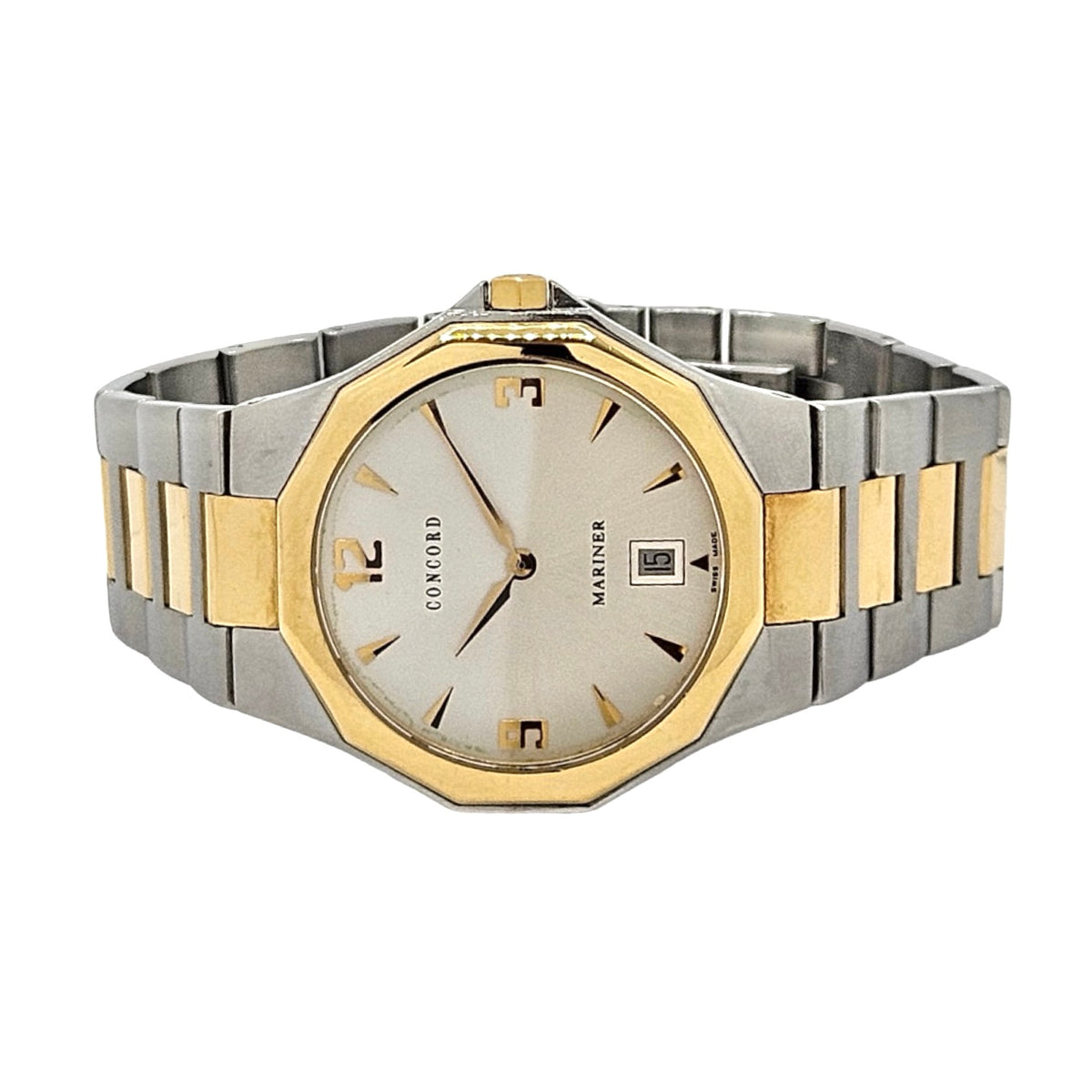 Concord Mariner Quartz 38mm 18K Gold /Stainless Steel 12 E7 1881