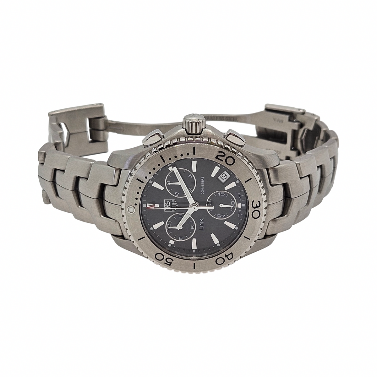 TAG Heuer Link Series Quartz Chronograph Black Dial Stainless Steel CJ1110.BA0576