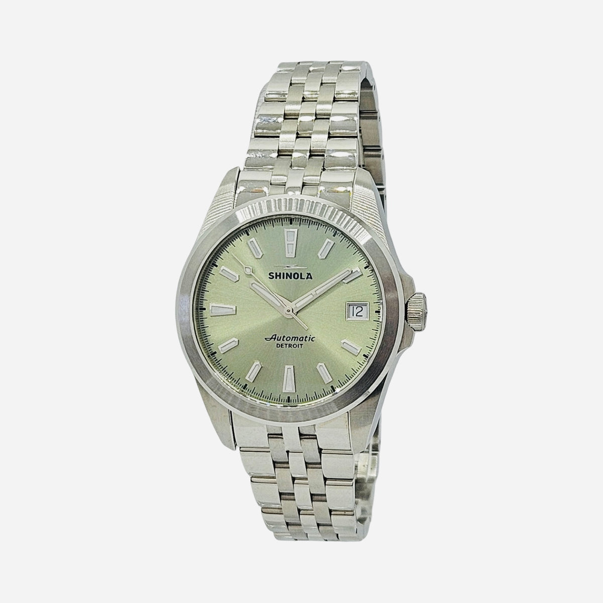Shinola Circadian Monster Automatic 36mm Green Dial Steel Bracelet S0120299739