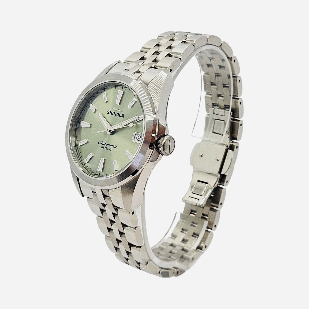 Shinola Circadian Monster Automatic 36mm Green Dial Steel Bracelet S0120299739