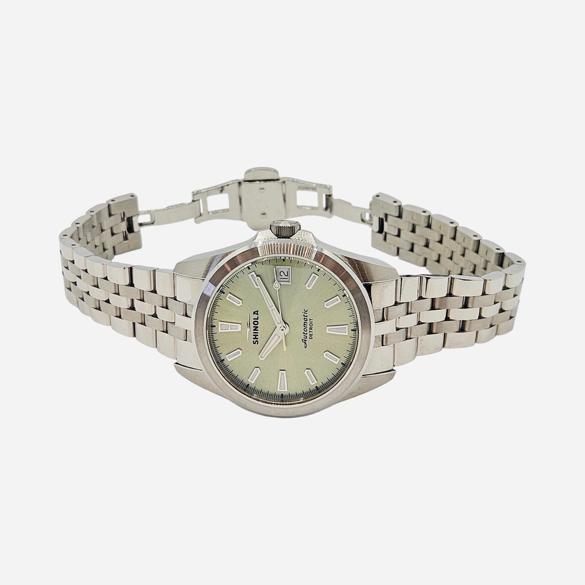Shinola Circadian Monster Automatic 36mm Green Dial Steel Bracelet S0120299739